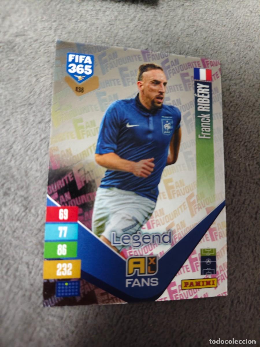 Cromos de f&uacute;tbol: 438 365 ADRENALYN 26 27 FRANCK RIB&Eacute;RY FRANCIA FAN FAVOURITE 2026 2027 FIFA PANINI AAV