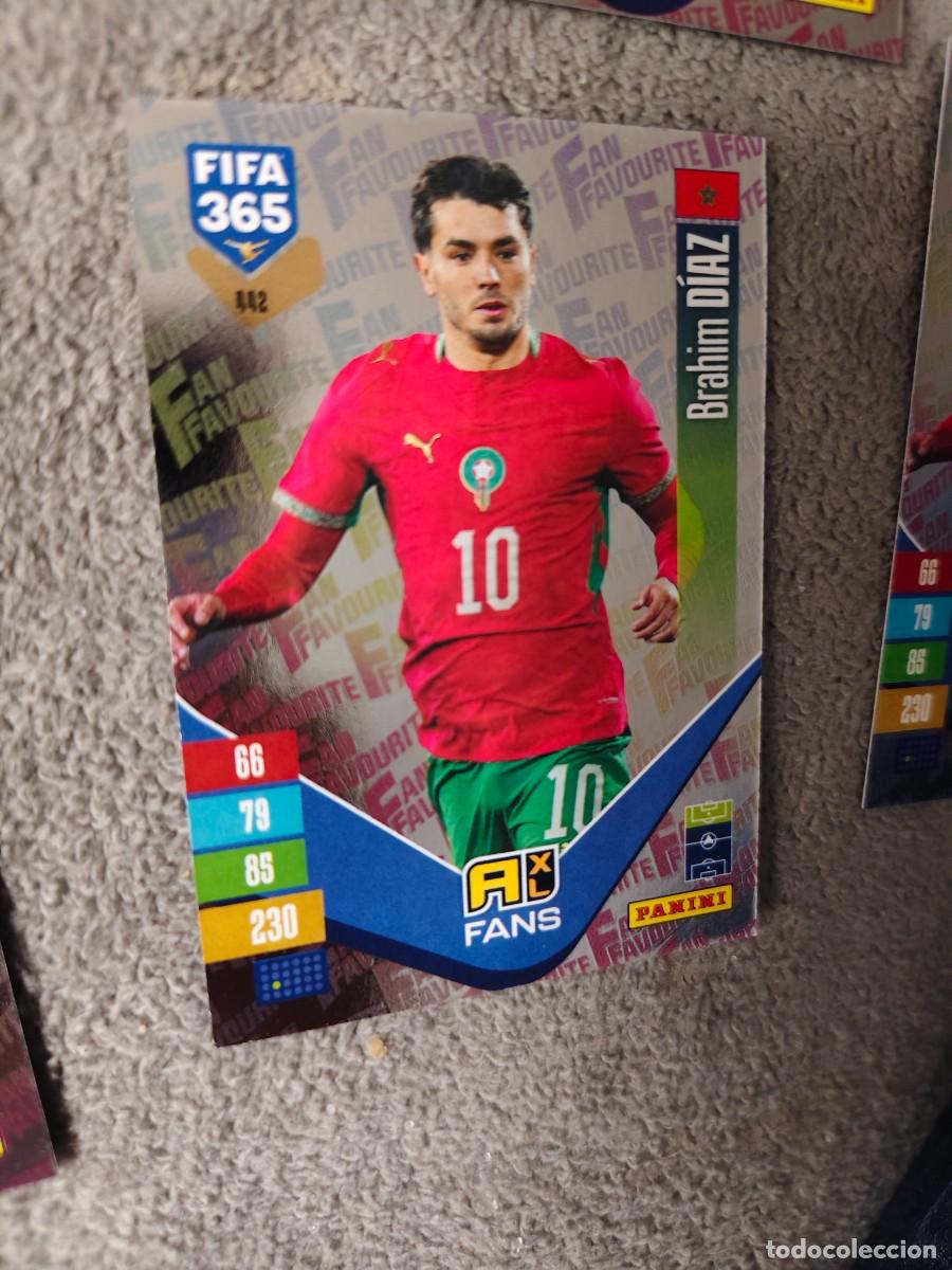 Cromos de f&uacute;tbol: 442 365 ADRENALYN 26 27 BRAHIM D&Iacute;AZ MARRUECOS FAN FAVOURITE 2026 2027 FIFA PANINI AAV