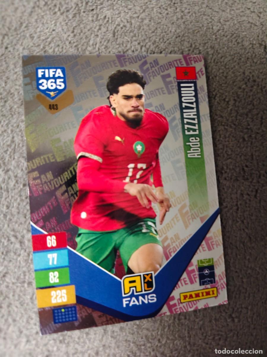 Cromos de f&uacute;tbol: 443 365 ADRENALYN 26 27 ABDE EZZALZOULI MARRUECOS FAN FAVOURITE 2026 2027 FIFA PANINI AAV