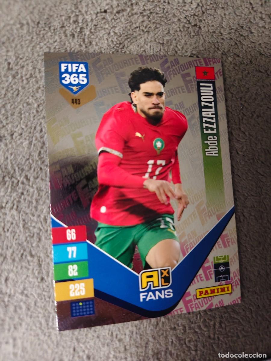 Cromos de f&uacute;tbol: 443 365 ADRENALYN 26 27 ABDE EZZALZOULI MARRUECOS FAN FAVOURITE 2026 2027 FIFA PANINI AAV