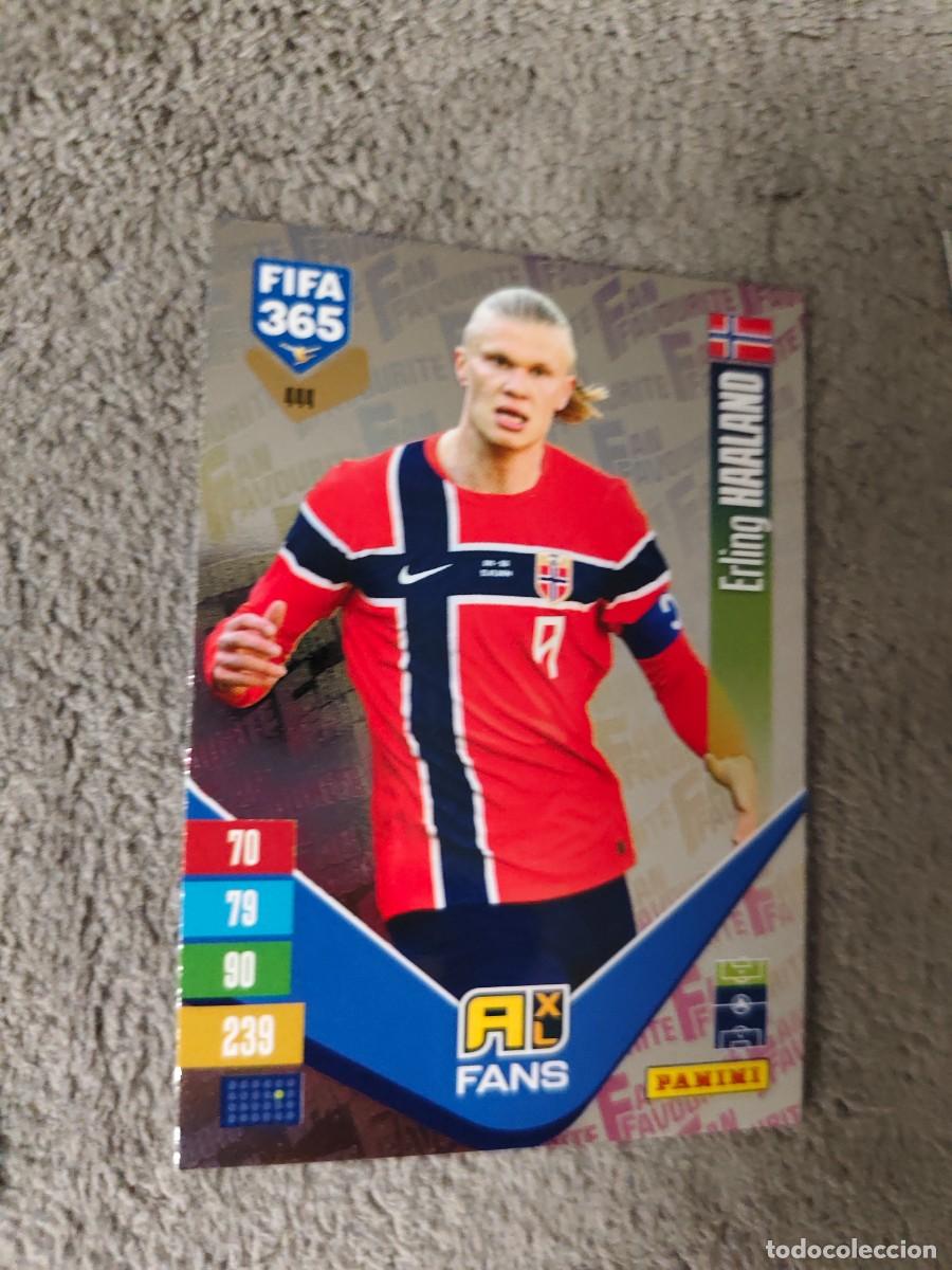 Cromos de f&uacute;tbol: 444 365 ADRENALYN 26 27 ERLING HAALAND NORUEGA FAN FAVOURITE 2026 2027 FIFA PANINI AAV