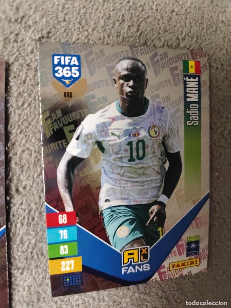 Cromos de f&uacute;tbol: 446 365 ADRENALYN 26 27 SADIO MAN&Eacute; SENEGAL FAN FAVOURITE 2026 2027 FIFA PANINI AAV