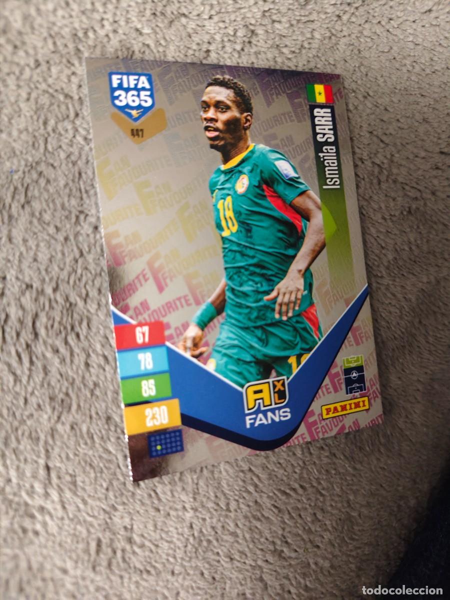 Cromos de f&uacute;tbol: 447 365 ADRENALYN 26 27 ISMAILA SARR SENEGAL FAN FAVOURITE 2026 2027 FIFA PANINI AAV