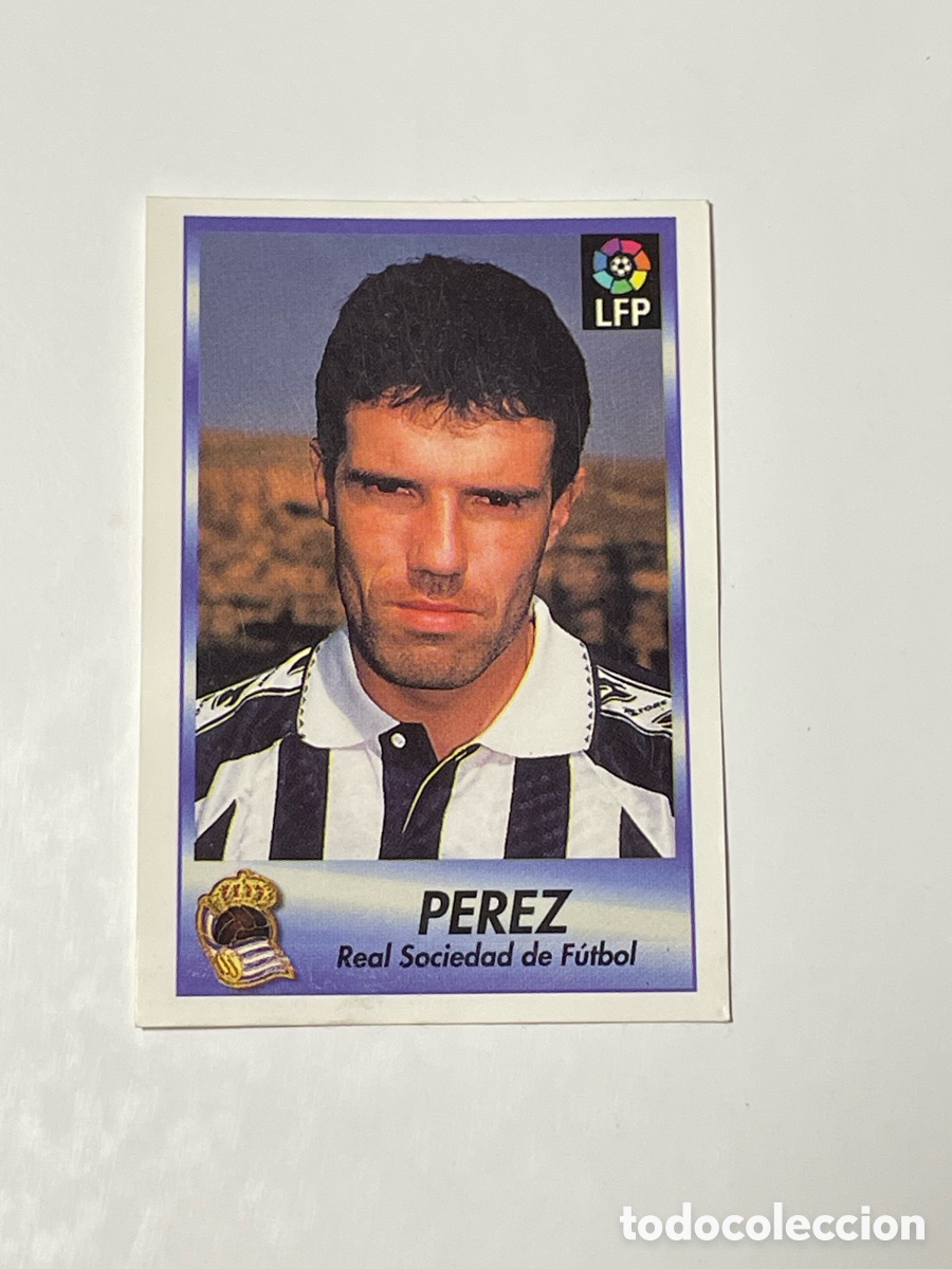 Cromos de f&uacute;tbol: Luis P&eacute;rez Real Sociedad 96/97 Bollycao #234