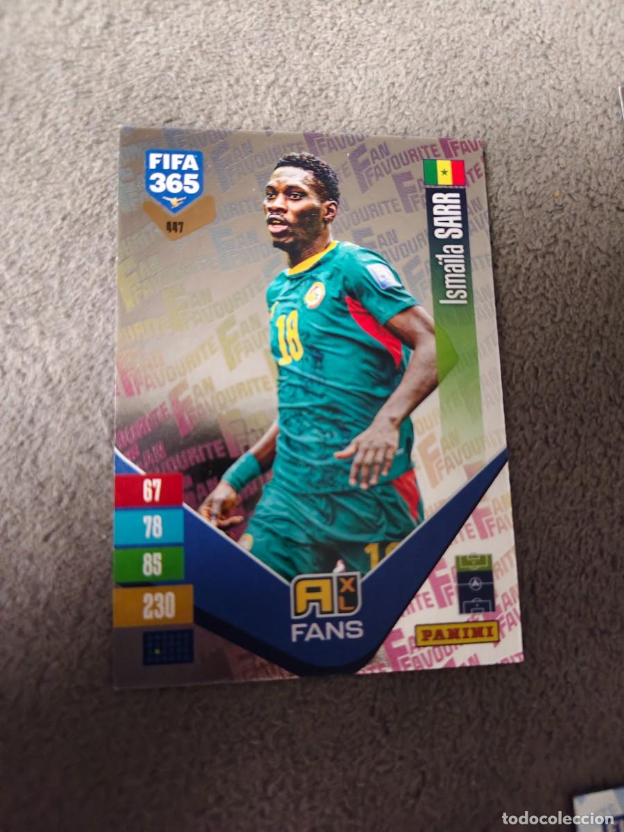Cromos de f&uacute;tbol: 447 365 ADRENALYN 26 27 ISMAILA SARR SENEGAL FAN FAVOURITE 2026 2027 FIFA PANINI AAV