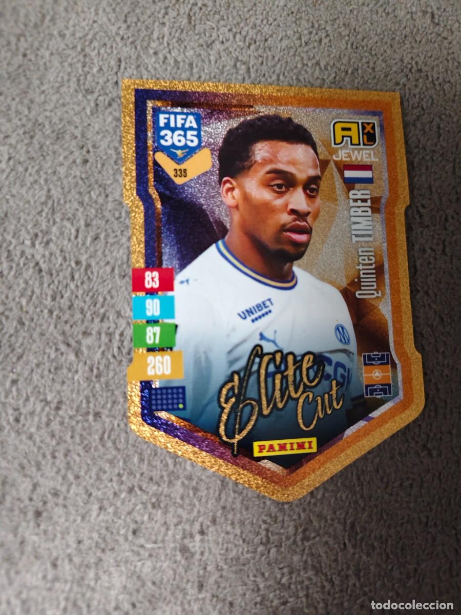 Figurine di Calcio: 335 365 ADRENALYN 26 27 QUINTEN TIMBER OLYMPIQUE DE MARSEILLE ELITE CUT 2026 2027 FIFA PANINI AAV