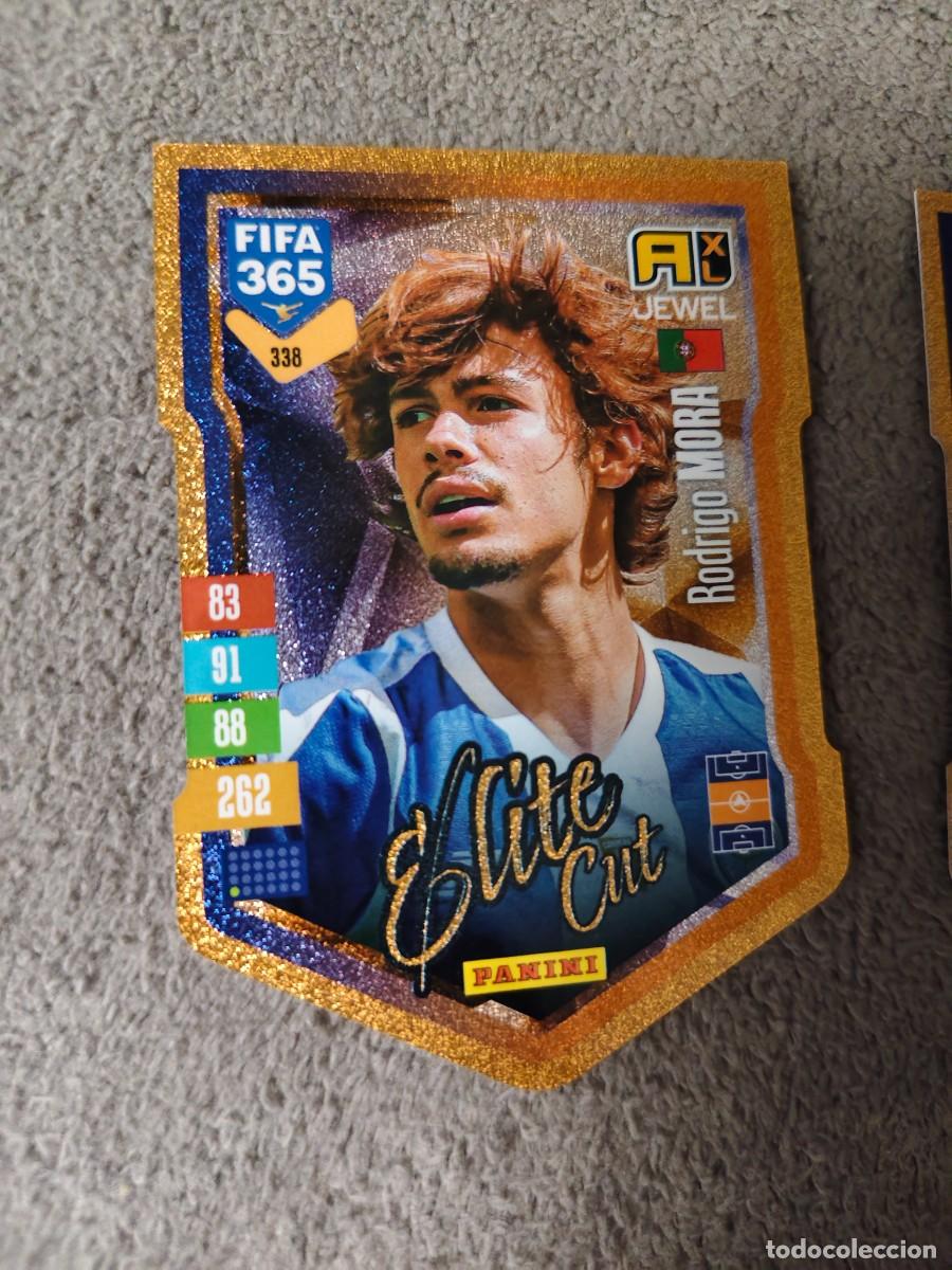 Fu&szlig;ball-Sticker: 338 365 ADRENALYN 26 27 RODRIGO MORA FC PORTO ELITE CUT JEWEL 2026 2027 FIFA PANINI AAV