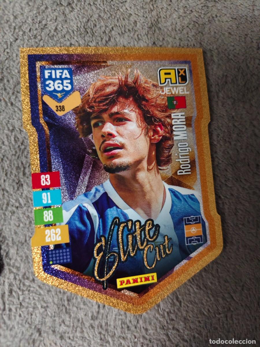 Fu&szlig;ball-Sticker: 338 365 ADRENALYN 26 27 RODRIGO MORA FC PORTO ELITE CUT JEWEL 2026 2027 FIFA PANINI AAV