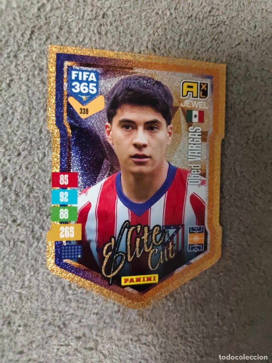 Cromos de f&uacute;tbol: 339 365 ADRENALYN 26 27 OBED VARGAS ATL&Eacute;TICO DE MADRID ELITE CUT JEWEL 2026 2027 FIFA PANINI AAV