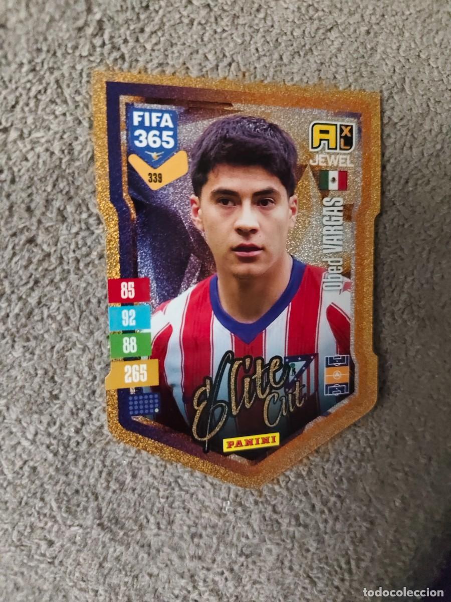 Cromos de f&uacute;tbol: 339 365 ADRENALYN 26 27 OBED VARGAS ATL&Eacute;TICO DE MADRID ELITE CUT JEWEL 2026 2027 FIFA PANINI AAV