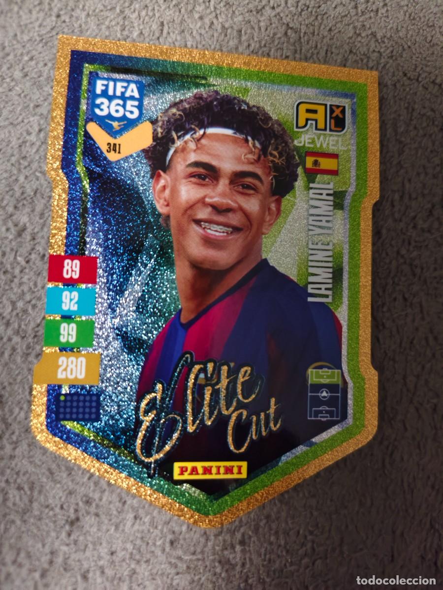 Cromos de f&uacute;tbol: 341 365 ADRENALYN 26 27 LAMINE YAMAL FC BARCELONA ELITE CUT JEWEL 2026 2027 FIFA PANINI AAV