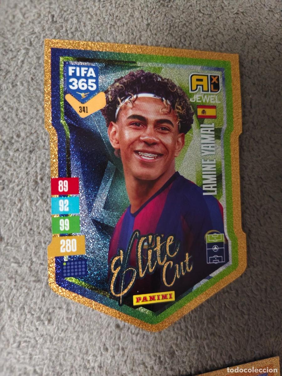 Cromos de f&uacute;tbol: 341 365 ADRENALYN 26 27 LAMINE YAMAL FC BARCELONA ELITE CUT JEWEL 2026 2027 FIFA PANINI AAV