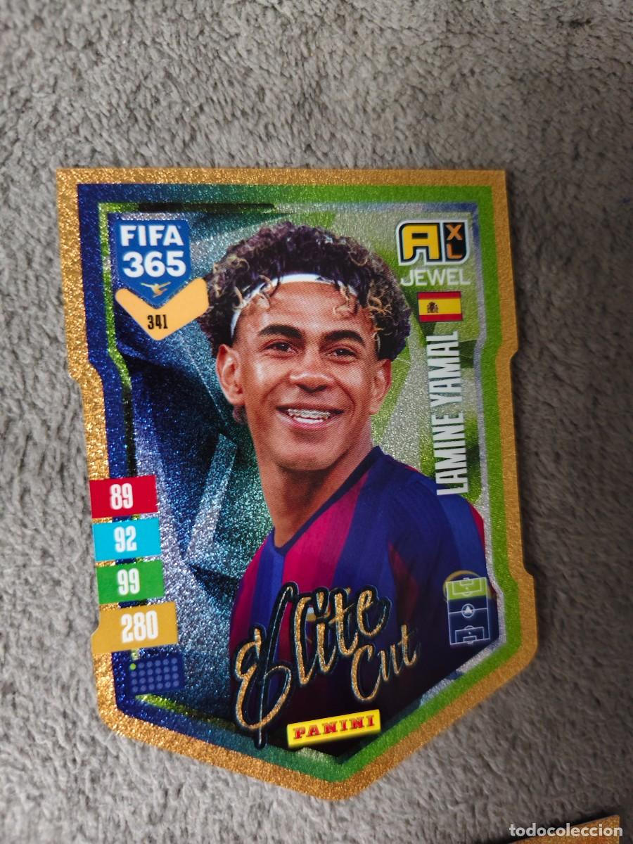 Cromos de f&uacute;tbol: 341 365 ADRENALYN 26 27 LAMINE YAMAL FC BARCELONA ELITE CUT JEWEL 2026 2027 FIFA PANINI AAV