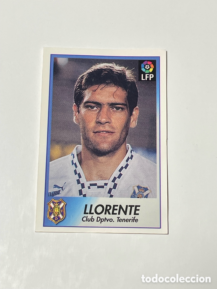 Cromos de f&uacute;tbol: Julio Llorente Tenerife 96/97 Bollycao #238