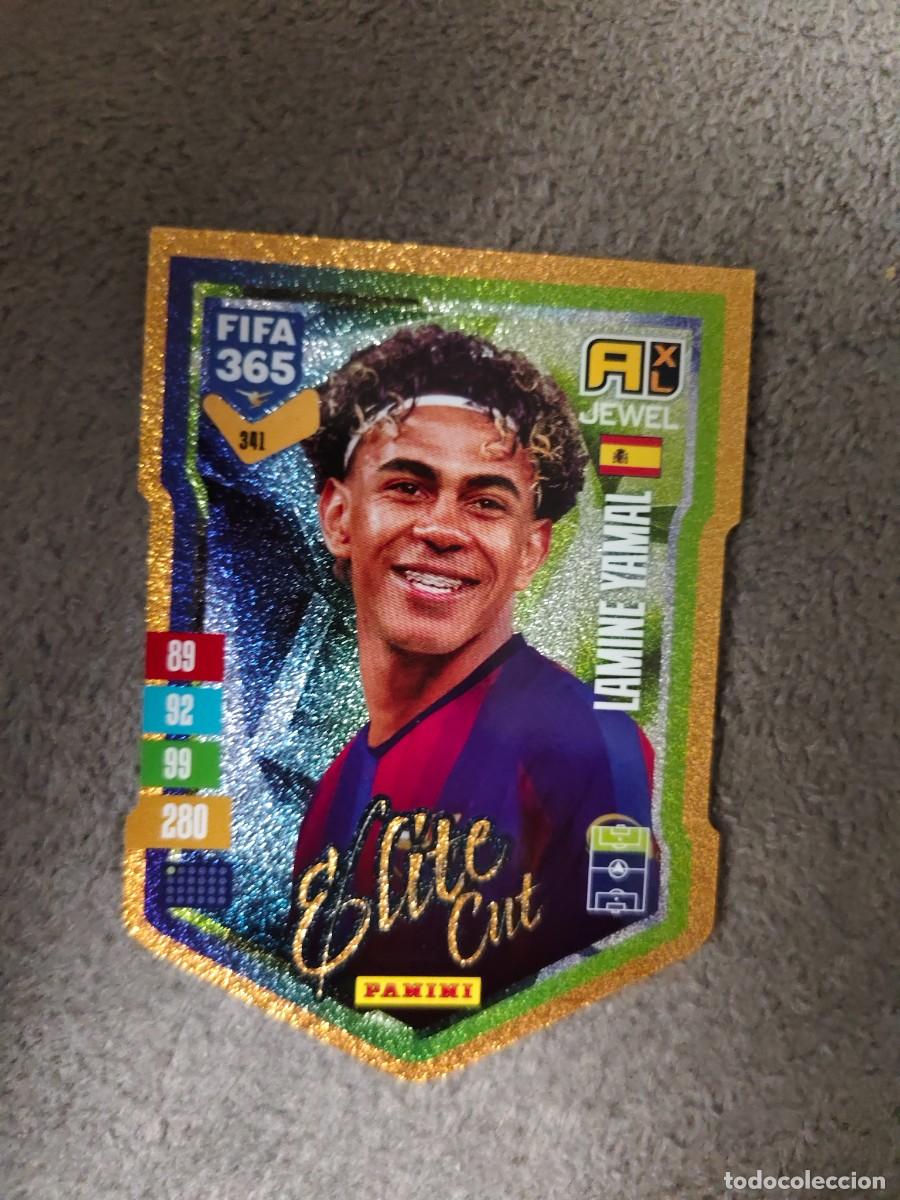 Cromos de f&uacute;tbol: 341 365 ADRENALYN 26 27 LAMINE YAMAL FC BARCELONA ELITE CUT JEWEL 2026 2027 FIFA PANINI AAV