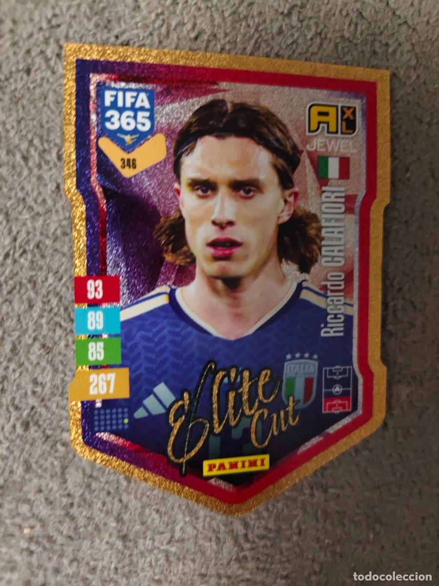 Cromos de f&uacute;tbol: 346 365 ADRENALYN 26 27 RICCARDO CALAFIORI ITALIA ELITE CUT JEWEL 2026 2027 FIFA PANINI AAV