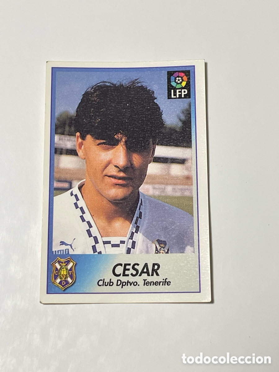 Cromos de f&uacute;tbol: C&eacute;sar G&oacute;mez Tenerife 96/97 Bollycao #239