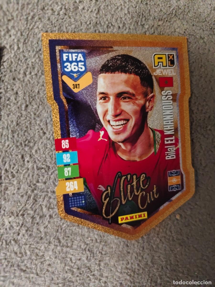Cromos de f&uacute;tbol: 347 365 ADRENALYN 26 27 BILAL EL KHANNOUSS MARRUECOS ELITE CUT JEWEL 2026 2027 FIFA PANINI AAV