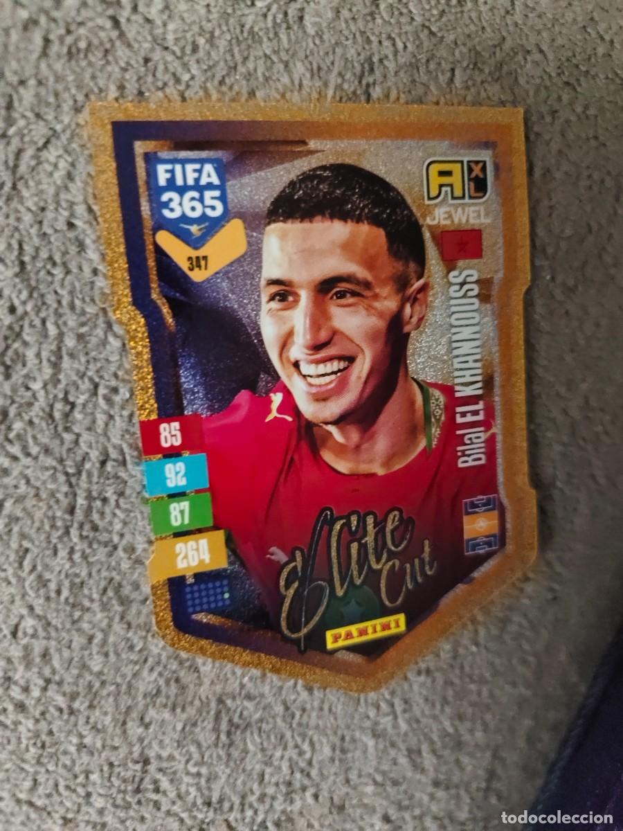 Cromos de f&uacute;tbol: 347 365 ADRENALYN 26 27 BILAL EL KHANNOUSS MARRUECOS ELITE CUT JEWEL 2026 2027 FIFA PANINI AAV