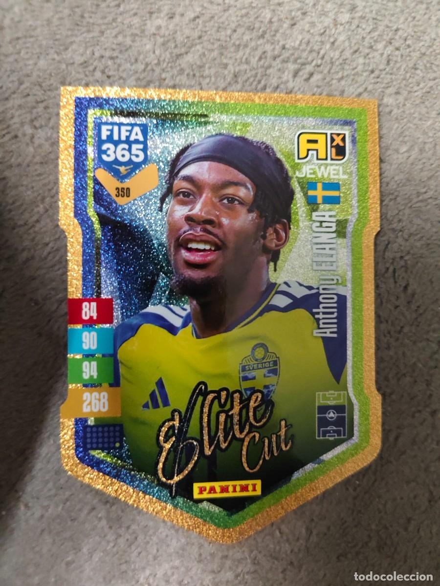 Cromos de f&uacute;tbol: 350 365 ADRENALYN 26 27 ANTHONY ELANGA SUECIA ELITE CUT JEWEL 2026 2027 FIFA PANINI AAV