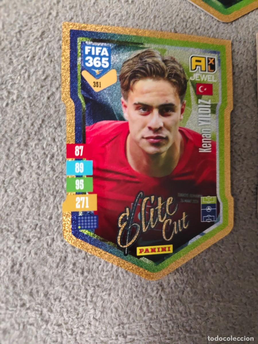 Cromos de f&uacute;tbol: 351 365 ADRENALYN 26 27 KENAN YILDIZ TURQU&Iacute;A ELITE CUT JEWEL 2026 2027 FIFA PANINI AAV