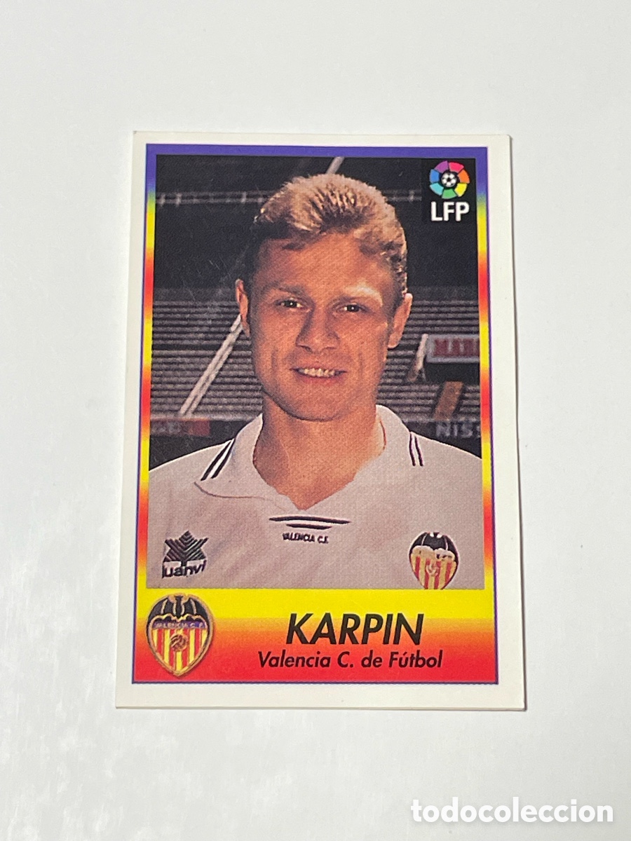 Cartes &agrave; collectionner de Football: Valeri Karpin Valencia 96/97 Bollycao #255