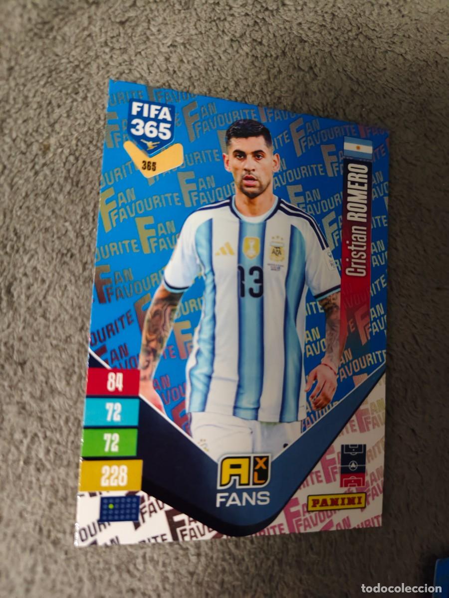 Cromos de f&uacute;tbol: 365 PARALELA AZUL 365 ADRENALYN 26 27 ROMERO ARGENTINA FAN FAVOURITE 2026 2027 FIFA PANINI AAV
