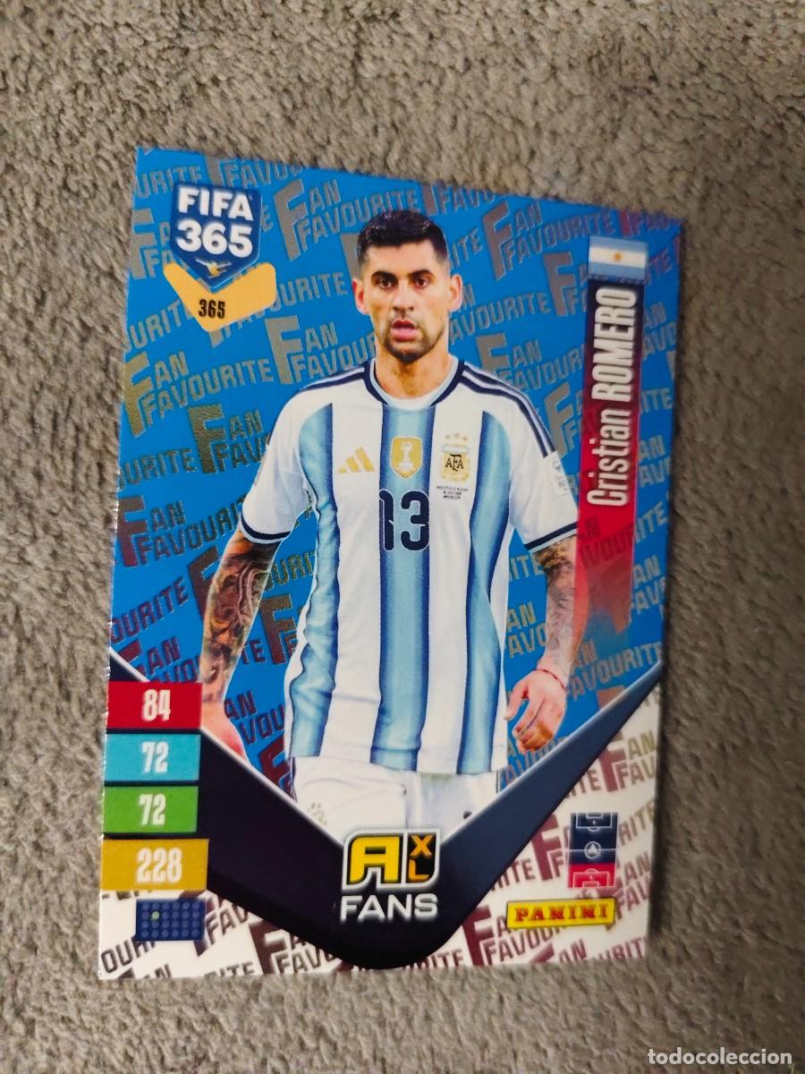 Cromos de f&uacute;tbol: 365 PARALELA AZUL 365 ADRENALYN 26 27 ROMERO ARGENTINA FAN FAVOURITE 2026 2027 FIFA PANINI AAV