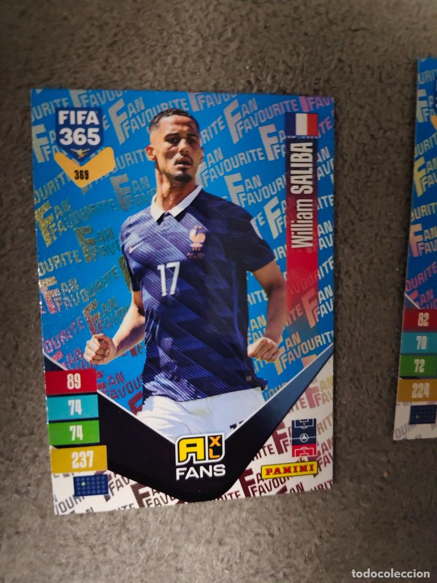Cromos de f&uacute;tbol: 369 PARALELA AZUL 365 ADRENALYN 26 27 SALIBA FRANCIA FAN FAVOURITE 2026 2027 FIFA PANINI AAV