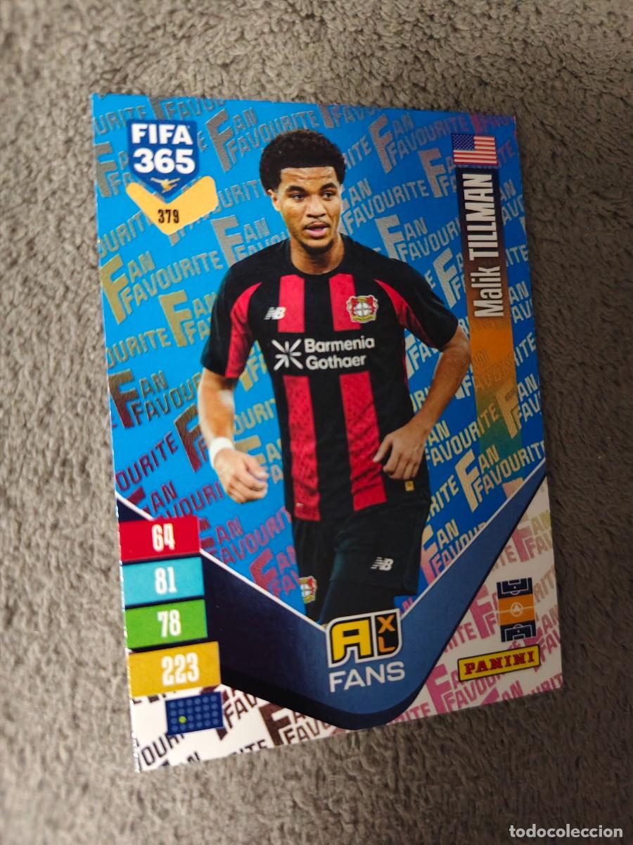 Cromos de f&uacute;tbol: 379 PARALELA AZUL 365 ADRENALYN 26 27 TILLMAN LEVERKUSEN FAN FAVOURITE 2026 2027 FIFA PANINI AAV