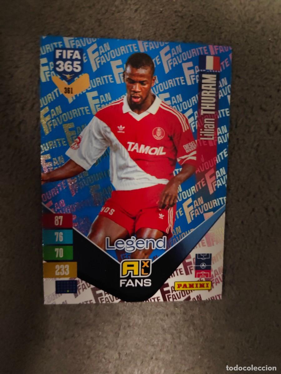 Cromos de f&uacute;tbol: 361 PARALELA AZUL 365 ADRENALYN 26 27 THURAM AS MONACO FAN FAVOURITE 2026 2027 FIFA PANINI AAV
