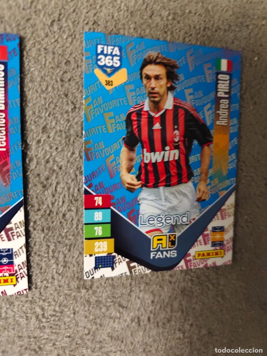 Cromos de f&uacute;tbol: 383 PARALELA AZUL 365 ADRENALYN 26 27 ANDREA PIRLO AC MILAN FAN FAVOURITE 2026 2027 FIFA PANINI AAV