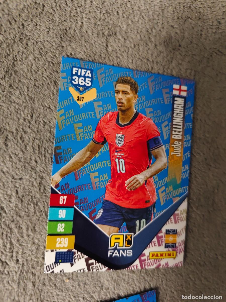 Cromos de f&uacute;tbol: 397 PARALELA AZUL 365 ADRENALYN 26 27 BELLINGHAM INGLATERRA FAN FAVOURITE 2026 2027 FIFA PANINI AAV