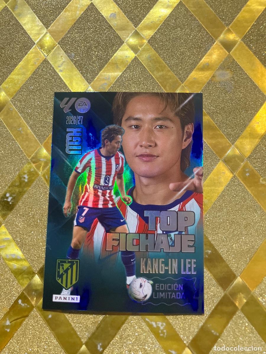 Cromos de f&uacute;tbol: CROMO DE FUTBOL KANG IN LEE ATLETICO DE MADRID LIGA 2026 2027 TOP FICHAJE MEGACRAKS MGK PANINI !