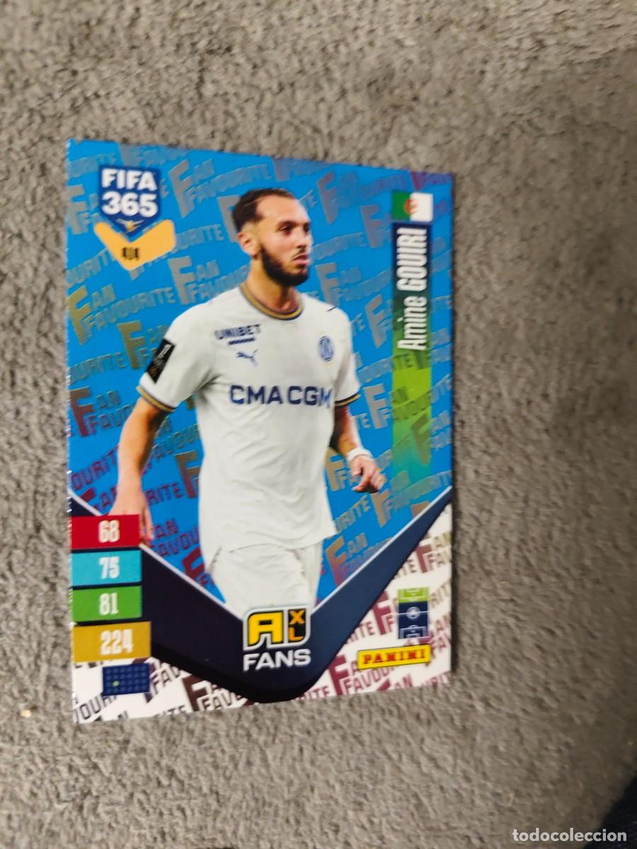 Cromos de f&uacute;tbol: 414 PARALELA AZUL 365 ADRENALYN 26 27 AMINE GOUIRI MARSELLA FAN FAVOURITE 2026 2027 FIFA PANINI AAV