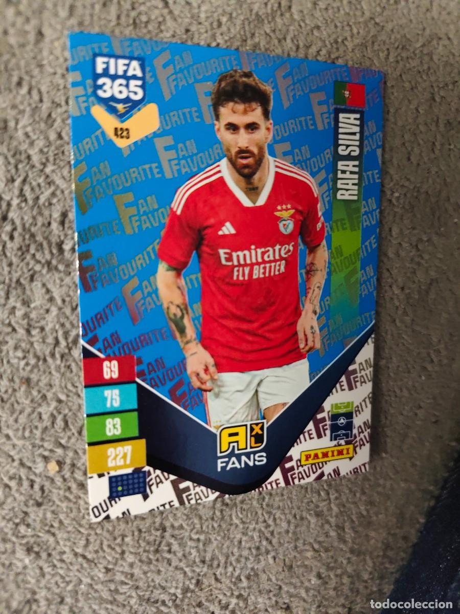 Cromos de f&uacute;tbol: 423 PARALELA AZUL 365 ADRENALYN 26 27 RAFA SILVA SL BENFICA FAN FAVOURITE 2026 2027 FIFA PANINI AAV