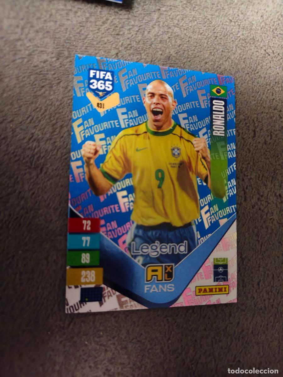 Cromos de Futebol: 431 PARALELA AZUL 365 ADRENALYN 26 27 RONALDO BRASIL FAN FAVOURITE 2026 2027 FIFA PANINI AAV