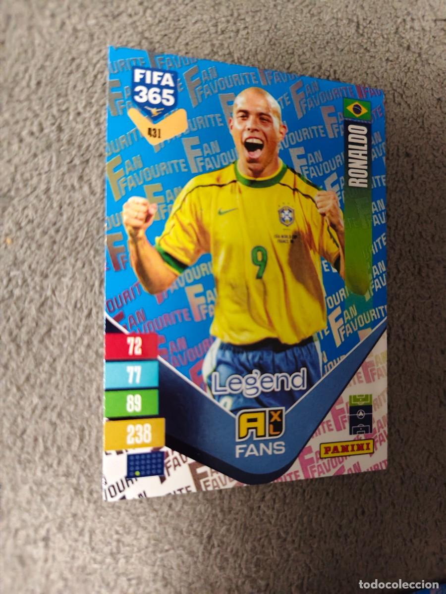 Cromos de Futebol: 431 PARALELA AZUL 365 ADRENALYN 26 27 RONALDO BRASIL FAN FAVOURITE 2026 2027 FIFA PANINI AAV
