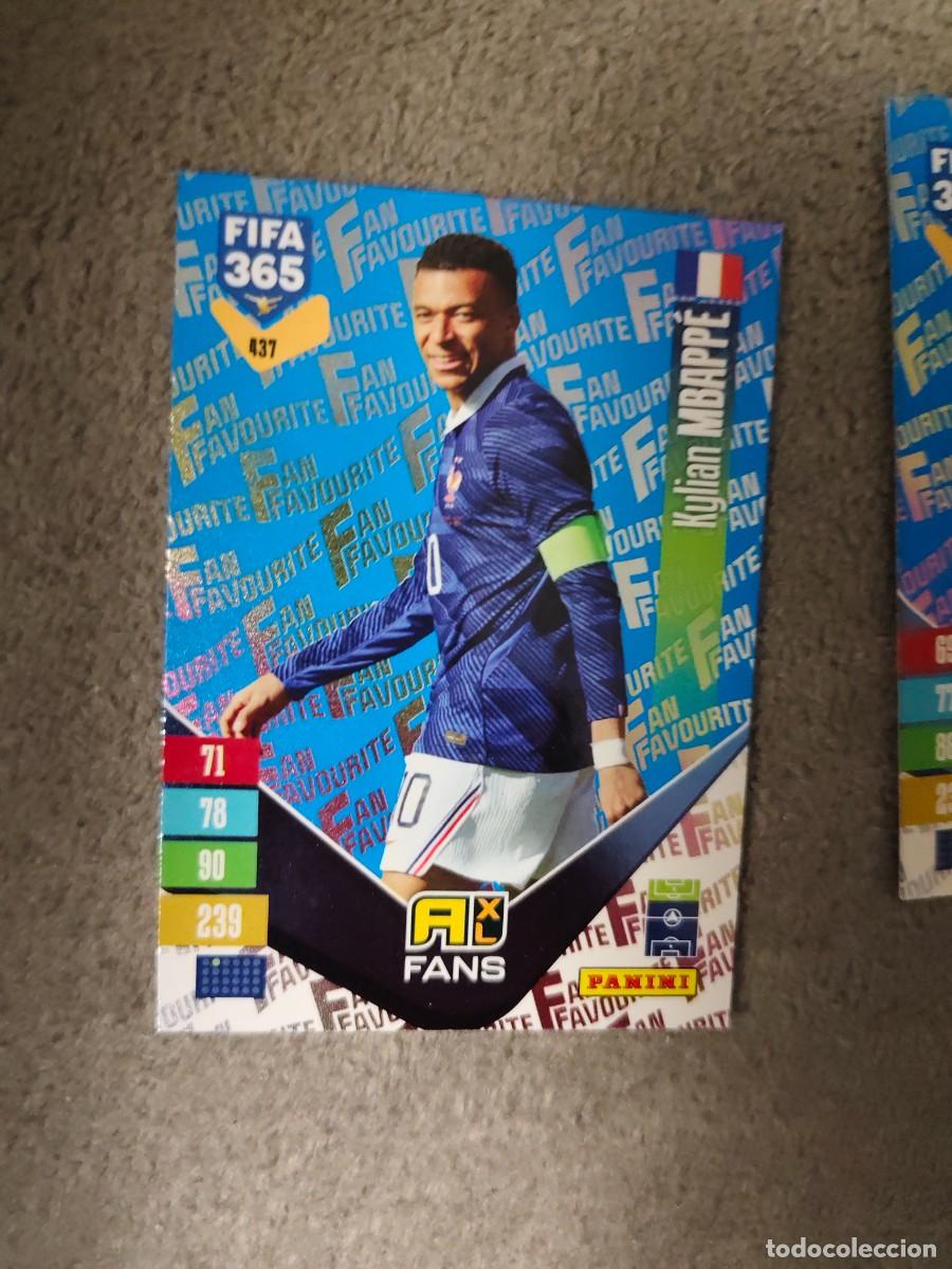 Cromos de f&uacute;tbol: 437 PARALELA AZUL 365 ADRENALYN 26 27 KYLIAN MBAPP&Eacute; FRANCIA FAN FAVOURITE 2026 2027 FIFA PANINI AAV