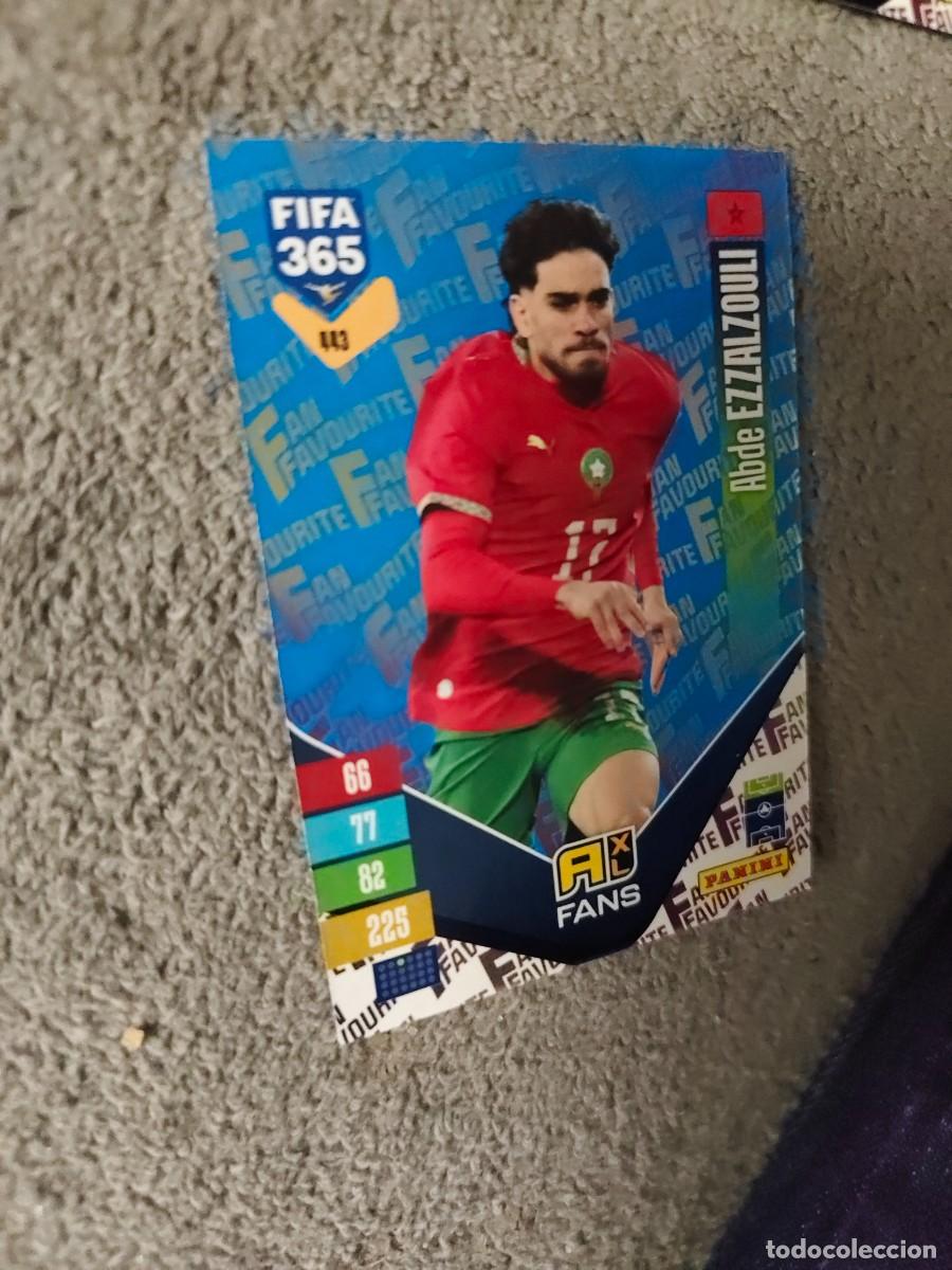 Cromos de Futebol: 443 PARALELA AZUL 365 ADRENALYN 26 27 ABDE MARRUECOS FAN FAVOURITE 2026 2027 FIFA PANINI AAV
