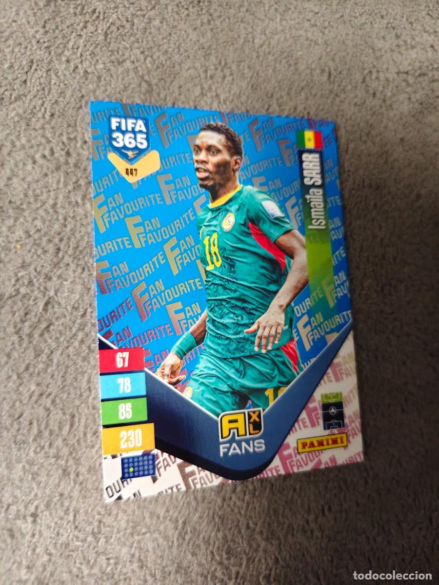 Cromos de Futebol: 447 PARALELA AZUL 365 ADRENALYN 26 27 ISMAILA SARR SENEGAL FAN FAVOURITE 2026 2027 FIFA PANINI AAV