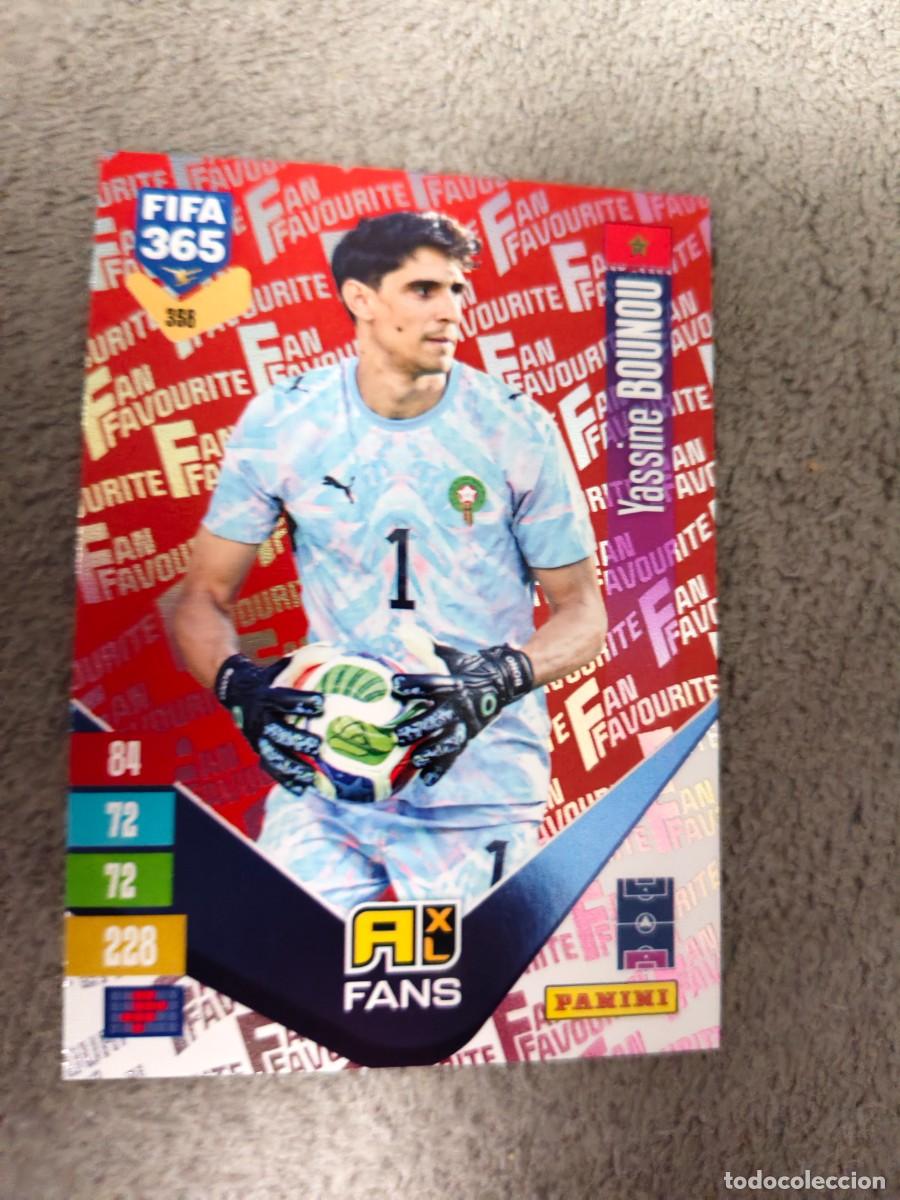 Cromos de Futebol: 358 PARALELA ROJA 365 ADRENALYN 26 27 BOUNOU MARRUECOS FAN FAVOURITE 2026 2027 FIFA PANINI AAV