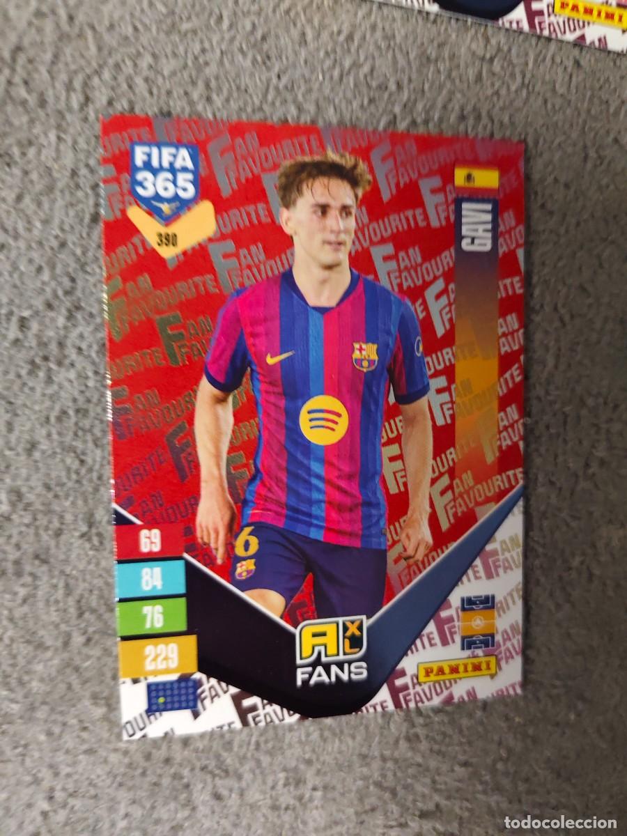 Cromos de Futebol: 390 PARALELA ROJA 365 ADRENALYN 26 27 GAVI FC BARCELONA FAN FAVOURITE 2026 2027 FIFA PANINI AAV