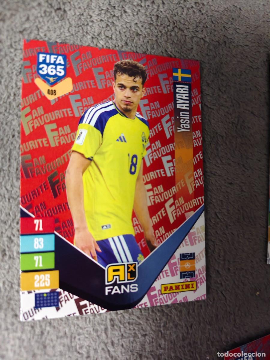 Cromos de Futebol: 408 PARALELA ROJA 365 ADRENALYN 26 27 YASSIN AYARI SUECIA FAN FAVOURITE 2026 2027 FIFA PANINI AAV