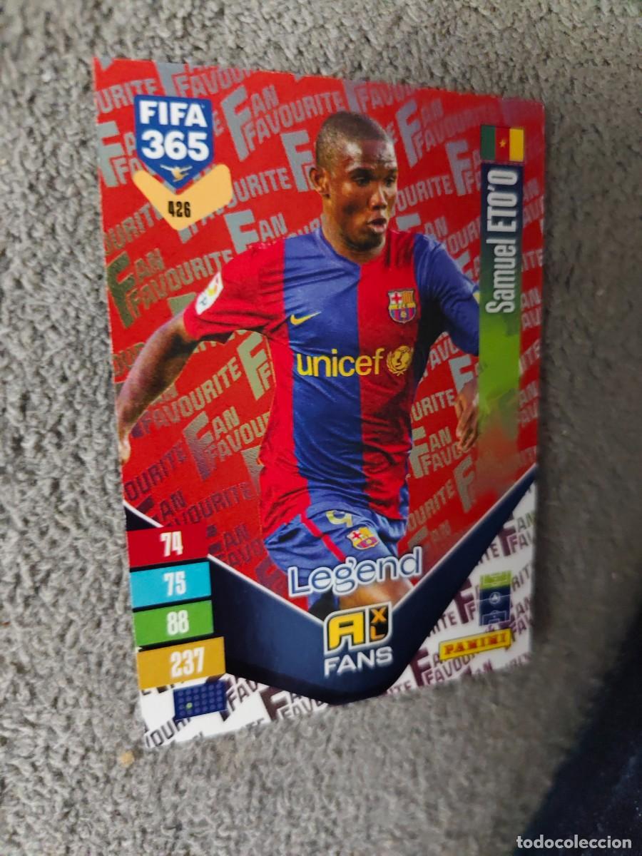Cromos de Futebol: 426 PARALELA ROJA 365 ADRENALYN 26 27 SAMUEL ETO'O FC BARCELONA FAN FAVOURITE 2026 2027 FIFA PANINI