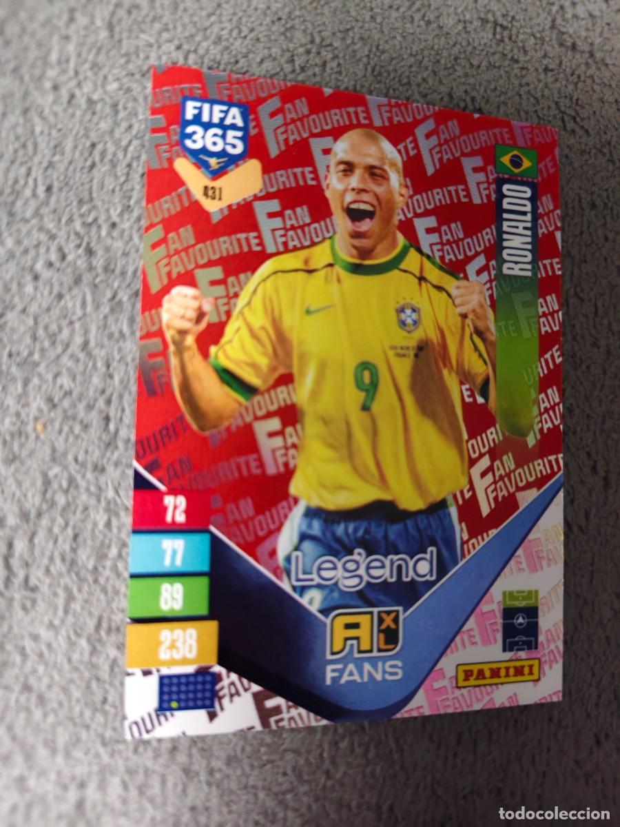 Cromos de Futebol: 431 PARALELA ROJA 365 ADRENALYN 26 27 RONALDO BRASIL FAN FAVOURITE 2026 2027 FIFA PANINI AAV
