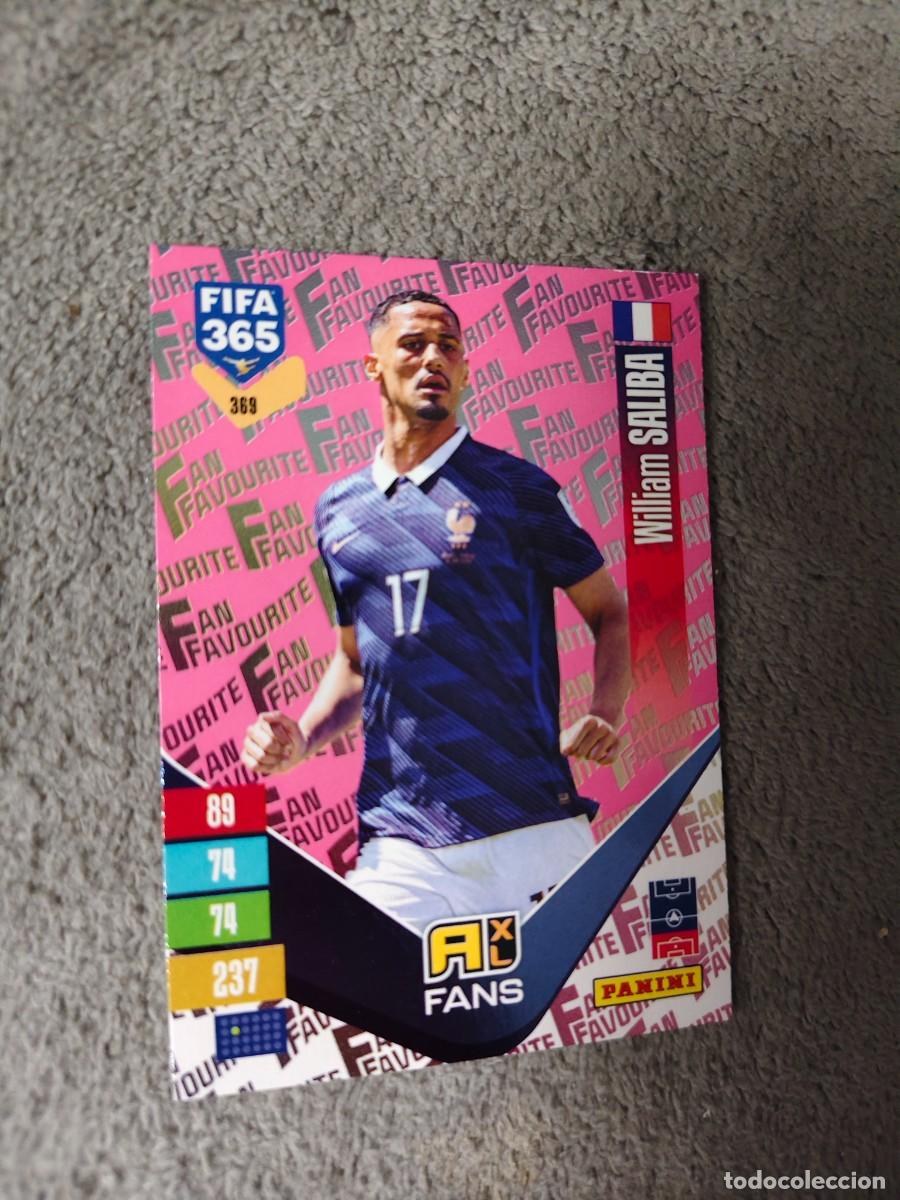 Fu&szlig;ball-Sticker: 369 PARALELA ROSA 365 ADRENALYN 26 27 SALIBA FRANCIA FAN FAVOURITE 2026 2027 FIFA PANINI AAV