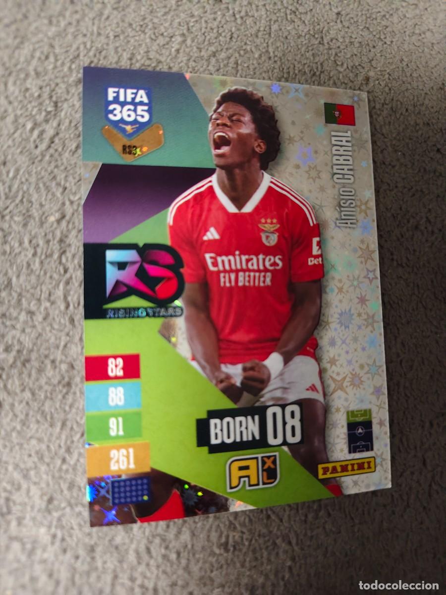 Cromos de f&uacute;tbol: RS3 365 ADRENALYN 26 27 ALISIO CABRAL BENFICA RISING STARS 2026 2027 FIFA PANINI AAV