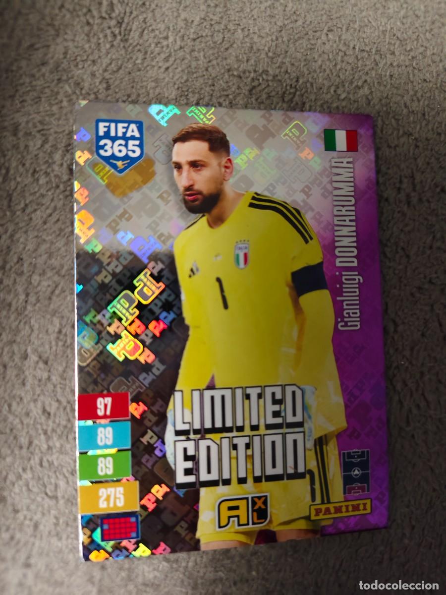 Cromos de f&uacute;tbol: XL HOLO 365 ADRENALYN 26 27 GIANLUIGI DONNARUMMA ITALIA LIMITED EDITION 2026 2027 FIFA PANINI AAV