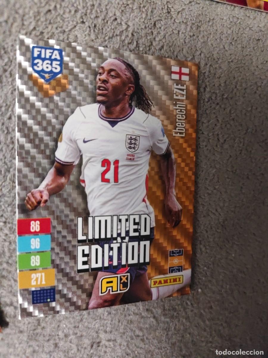 Cromos de f&uacute;tbol: XL 365 ADRENALYN 26 27 EBERECHI EZE INGLATERRA LIMITED EDITION 2026 2027 FIFA PANINI AAV